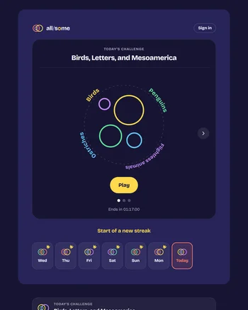 All/Some screenshot