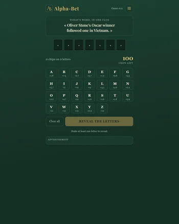 Alpha-Bet screenshot