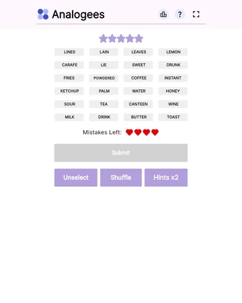 Analogees screenshot