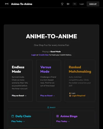 Anime to Anime screenshot