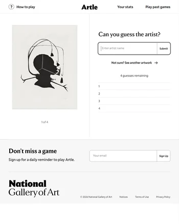 Artle screenshot
