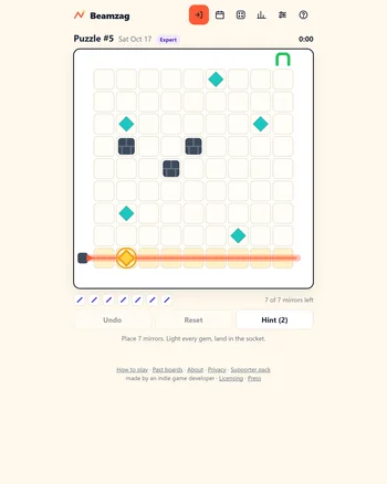 Beamzag screenshot