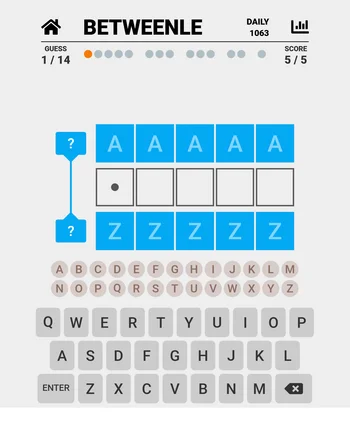 Betweenle screenshot
