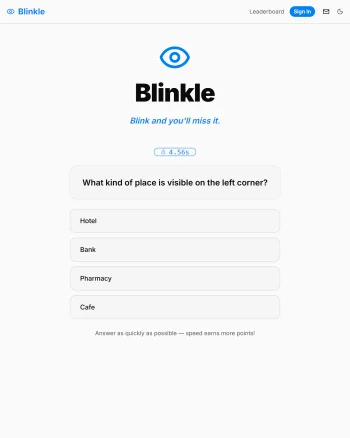 Blinkle screenshot
