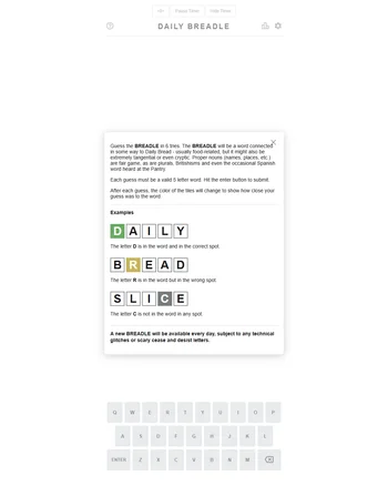 Breadle screenshot