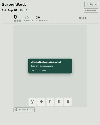 Busted Words screenshot