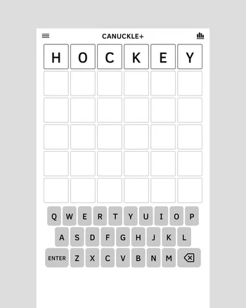 Canuckle+ screenshot