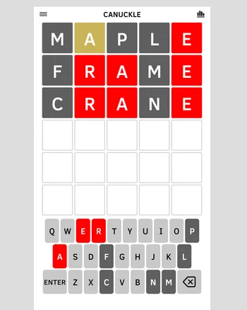 Canuckle screenshot
