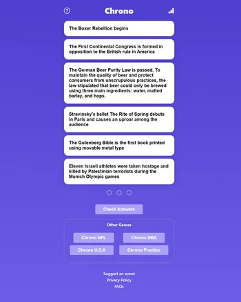 Chrono screenshot