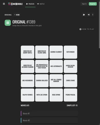 CineNerdle screenshot