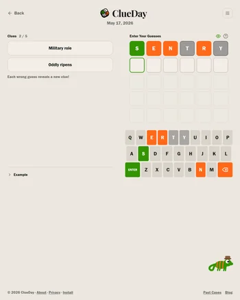 ClueDay screenshot