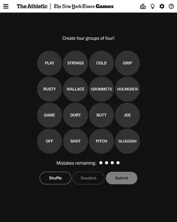 Connections: Sports Edition screenshot