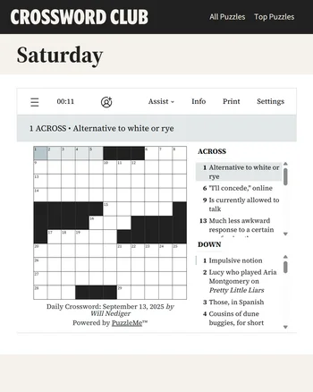 Crossword Club screenshot