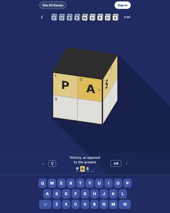 Cubewords screenshot