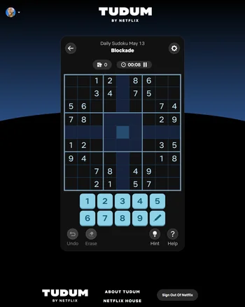 Daily Sudoku screenshot