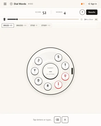 Dial Words screenshot