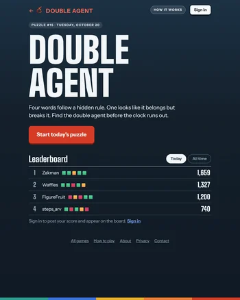 Double Agent screenshot