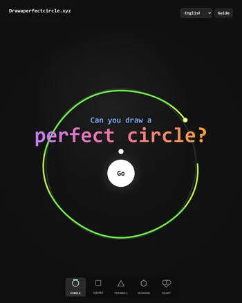 Draw a Perfect Circle screenshot