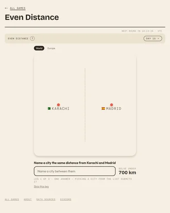 Even Distance screenshot