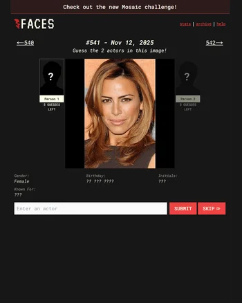 Faces screenshot