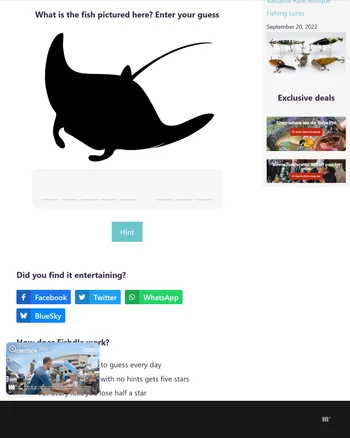Fishdle screenshot