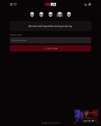 Fogdle screenshot