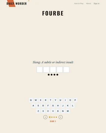 Fourbe screenshot