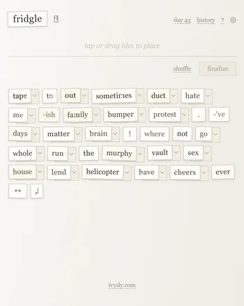 Fridgle screenshot