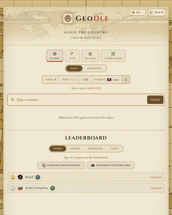 GeoDle screenshot