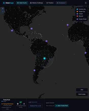 GlobeHoppr screenshot