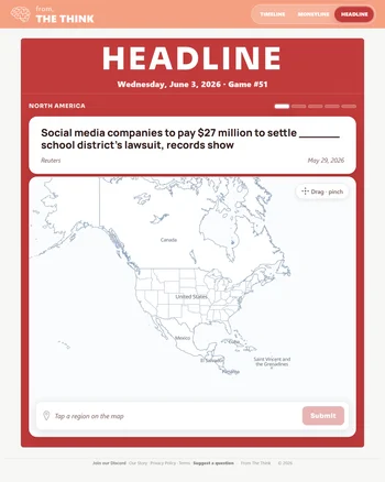 Headline screenshot