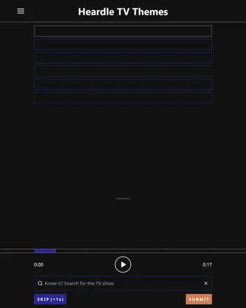 Heardle TV Themes screenshot
