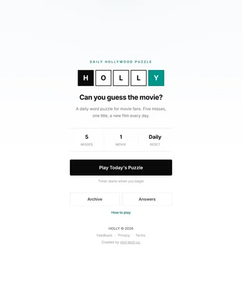 HOLLY screenshot