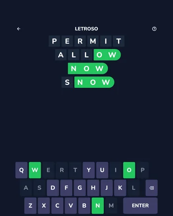 Letroso screenshot
