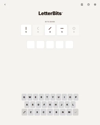 LetterBits screenshot