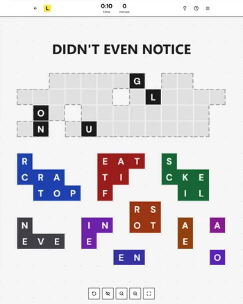 Lettered screenshot