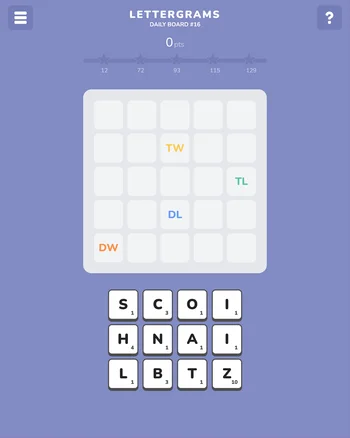 Lettergrams screenshot
