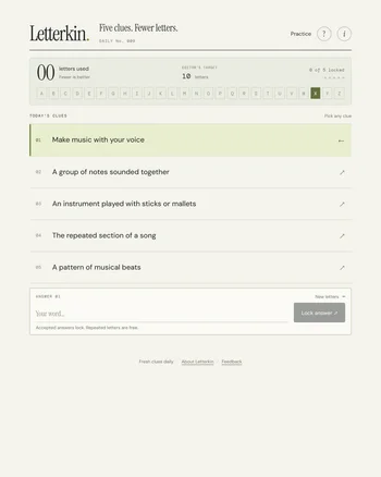 Letterkin screenshot