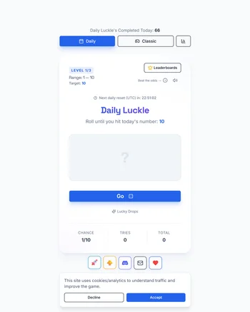 Luckle screenshot