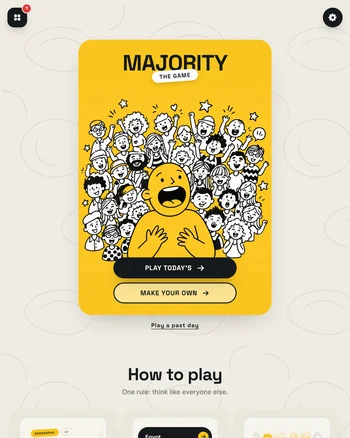 Majority screenshot