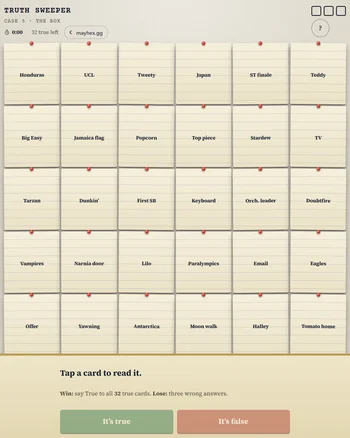 Truthsweeper by Mayhex screenshot
