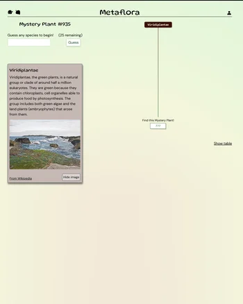 Metaflora screenshot