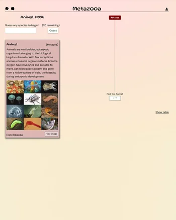 Metazooa screenshot