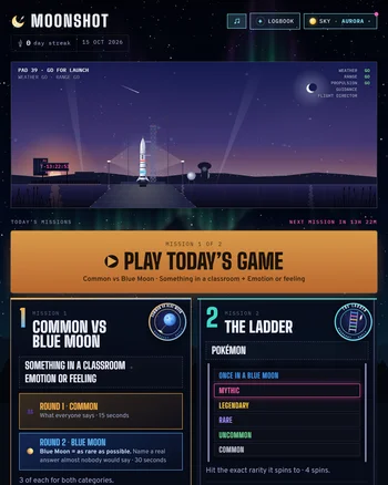 Moonshot screenshot
