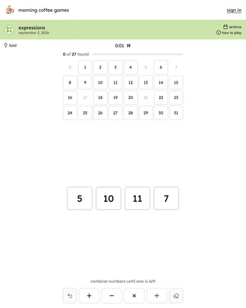 Expressions screenshot