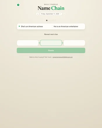 Name Chain screenshot