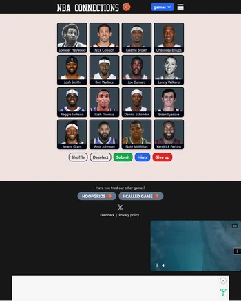NBA Connections screenshot