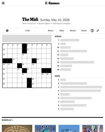 NYT Games Midi screenshot