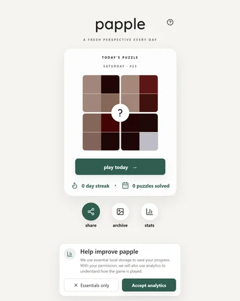 Papple screenshot
