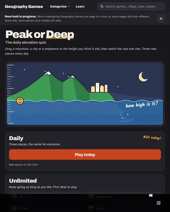 Peak or Deep screenshot